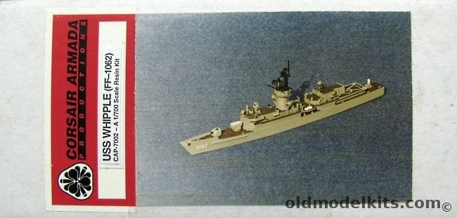 Corsair Armada 1/700 USS Whipple FF1062 Frigate, CAP 7002 plastic model kit